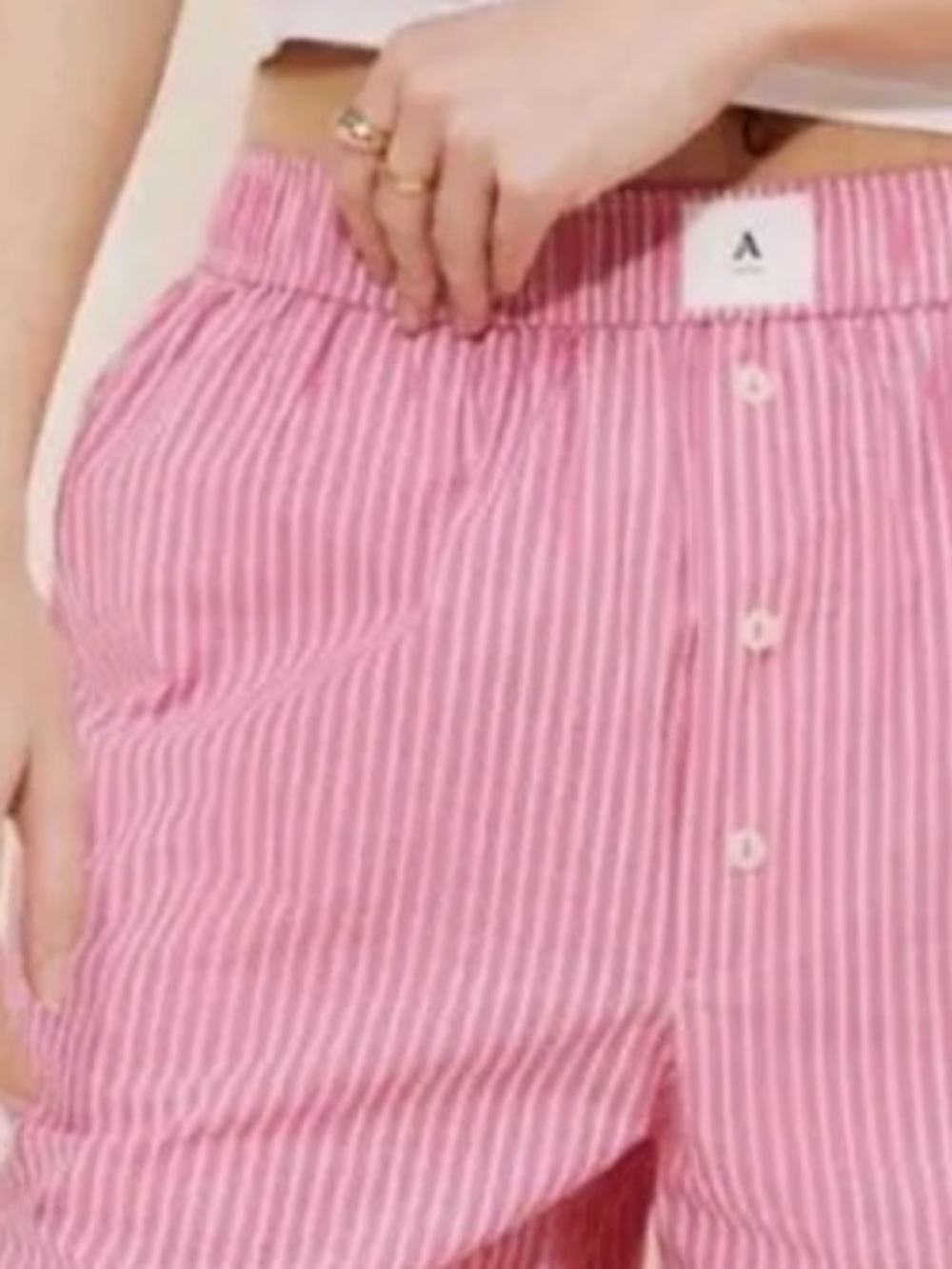 Anthropologie Striped Boxer Shorts